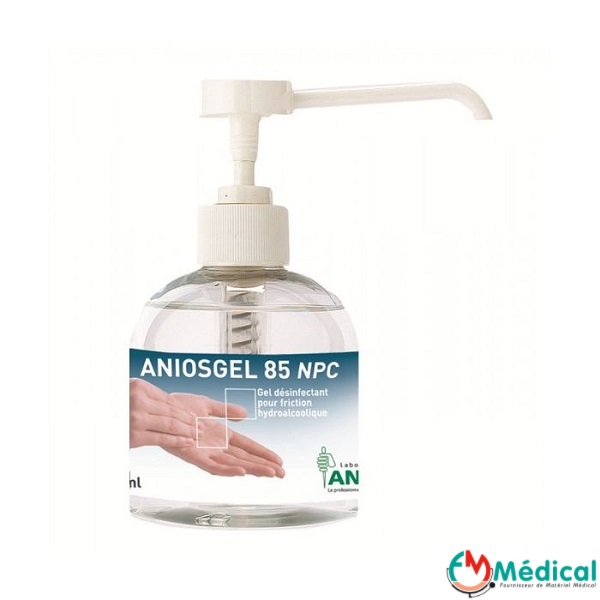 Gel hydroalcoolique ANIOSGEL 85 NPC Flacon de 300ml pompe vissée