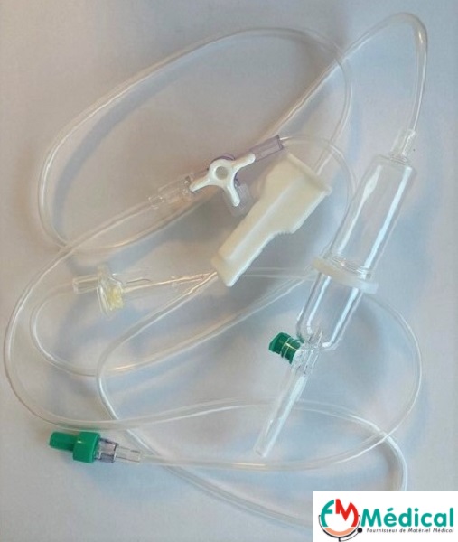 Perfuseur Intrafix Safeset I.S + S.C. Spinlock 3 voies BBraun