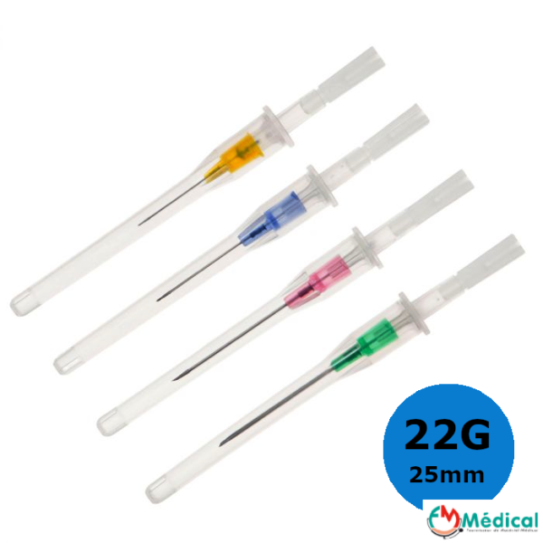 Cathéter court Introcan Certo, 22G 25mm, Bleu, B Cathéter court Introcan Certo, 22G 25mm, Bleu, B.Braun