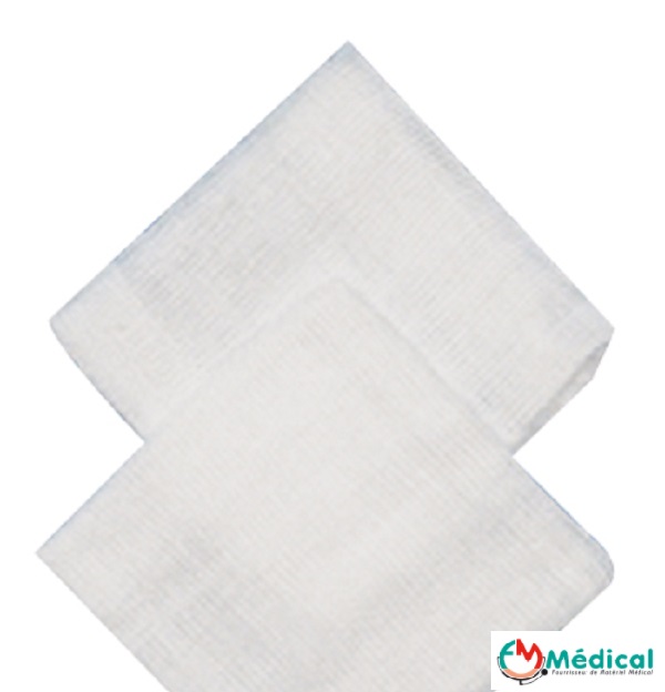 Compresses non tissé stériles 10 x 10cm, Sachet de 2 compresses 1 Compresses non tissé stériles 10 x 10cm, Sachet de 2 compresses