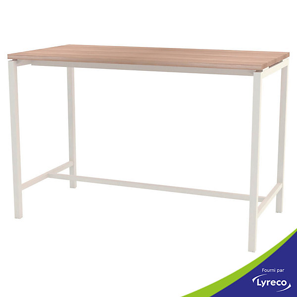 TABLE HAUTE QUADRIFOGLIO VERA - 6 PERSONNES - L 180 CM - CHENE