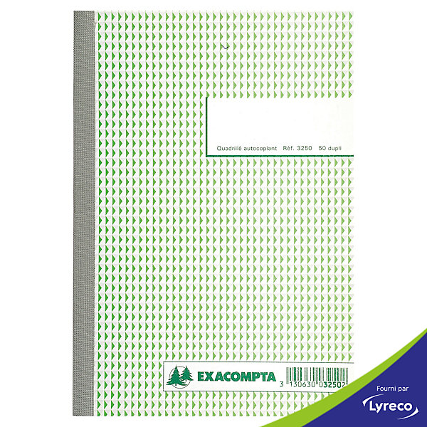 CARNET AUTOCOPIANT EXACOMPTA 3250E - A5 - NON IMPRIME - 2 PLIS