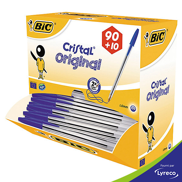 PACK AVANTAGE BIC CRISTAL 90+10 OFFERTS BLEU