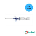 Cathéter sécurisé avec ailettes 22G 25mm Bleu – Introcan Safety BBraun, Boîte de 50 1