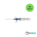 Cathéter sécurisé avec ailettes 18G 32mm Vert – Introcan Safety BBraun, Boîte de 50  1