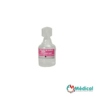 Chlorure de sodium stérile 0,9% 10ml, laboratoire Gilbert boite de 60