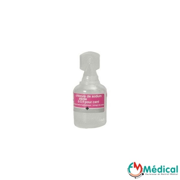 Chlorure de sodium stérile 0,9% 10ml, laboratoire Gilbert boite de 60 1 Chlorure de sodium stérile 0,9% 10ml, laboratoire Gilbert boite de 60