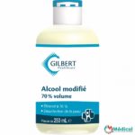 Alcool Modifié 70° biocide 250 ml, l’unité 1