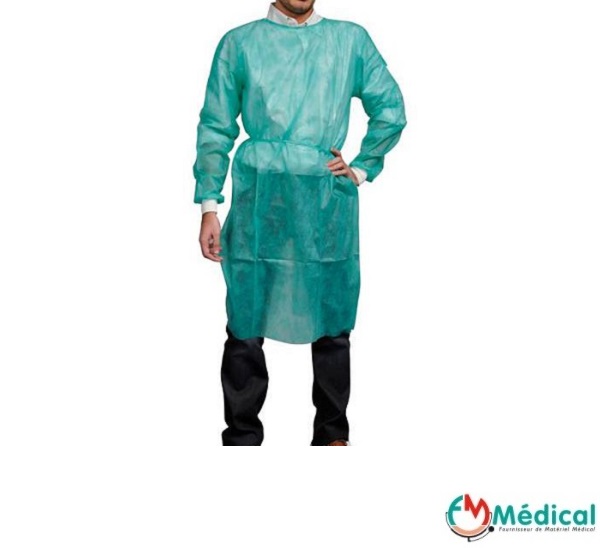 Blouses de protection non stérile 25gr, Carton de 100