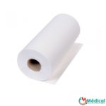 Demi-draps d’examen double épaisseur blanc 38cm x 25cm, rouleau de 150 formats-Le carton de 24 1